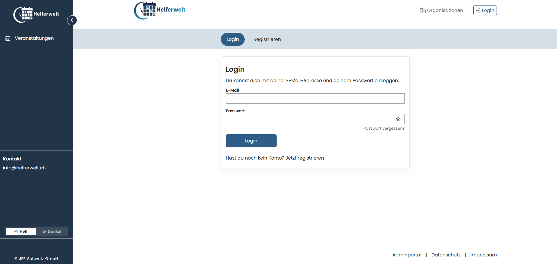 Helfer Login