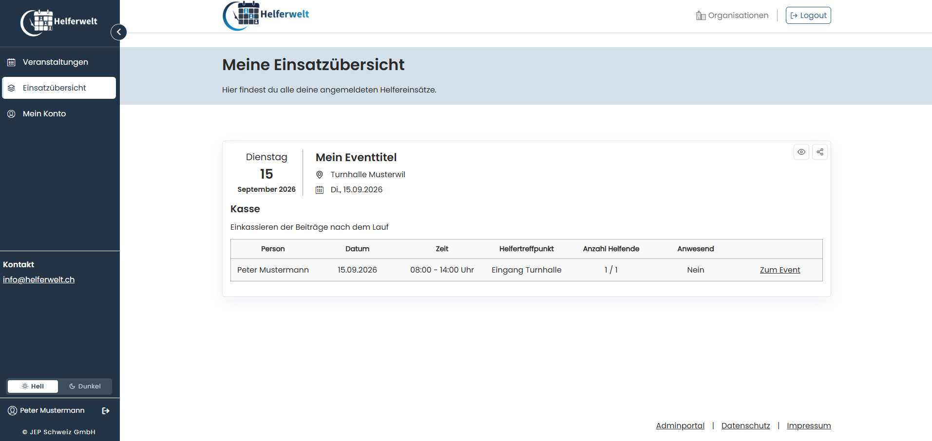 Einsatzübersicht