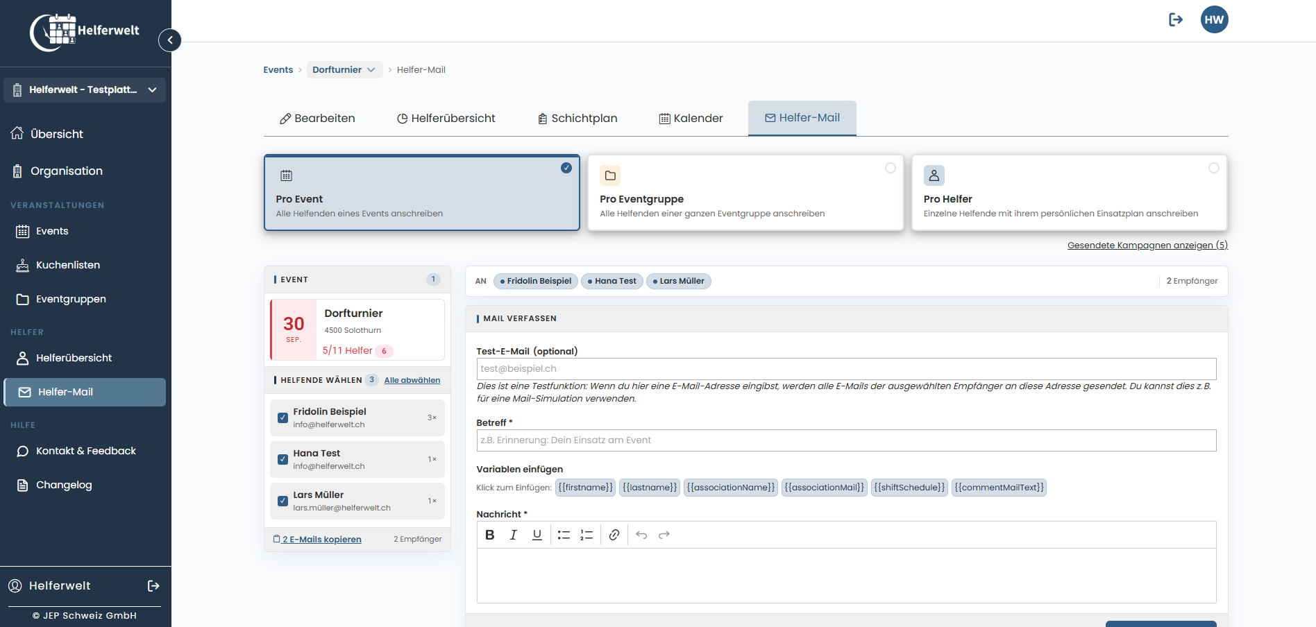 Helfermail
